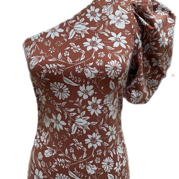 Free People Off Shoulder/ Puff Sleeve Floral Print Bodysuit - Picture 2 of 11